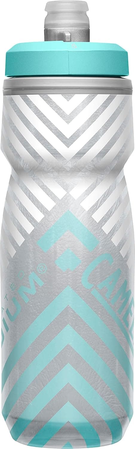 GARRAFA CAMELBAK TERMICA PODIUM CHILL 620ML BRANCO E AZUL