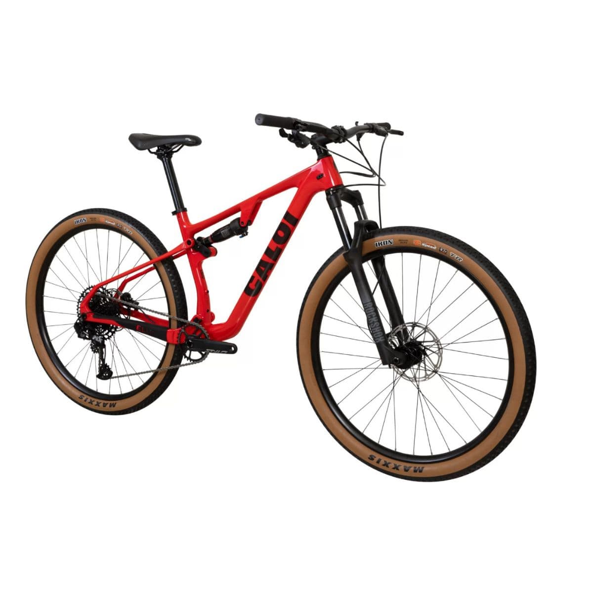 BIKE CALOI ELITE CARBON FS 12V COR VERMELHA