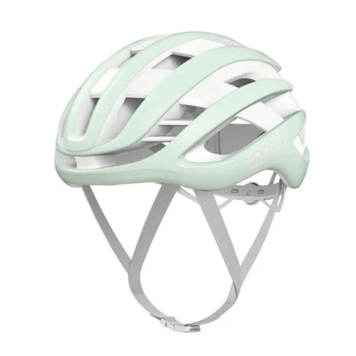 CAPACETE ABUS AIRBREAKER MENTA E BRANCO TAM P